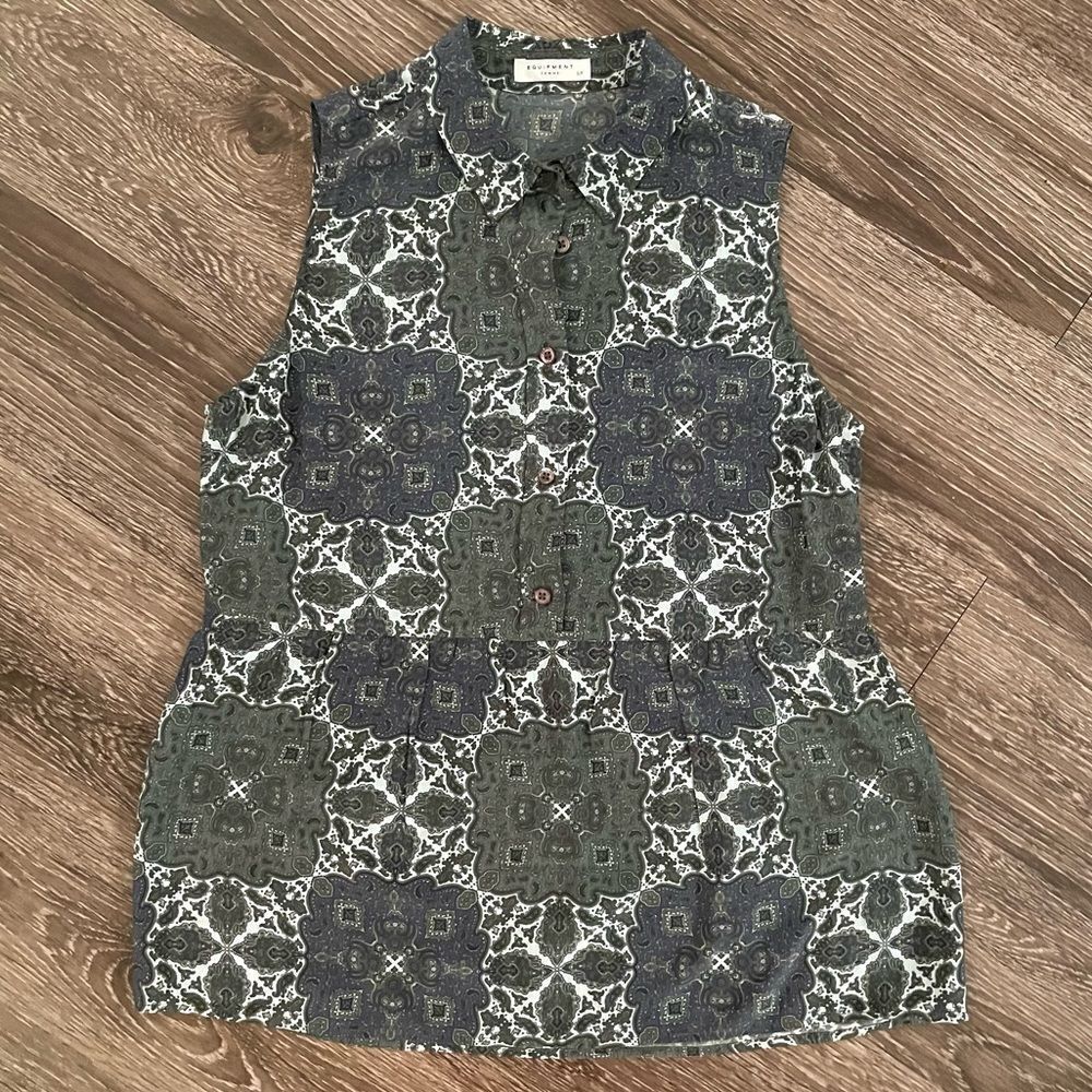 Equipment silk blouse 